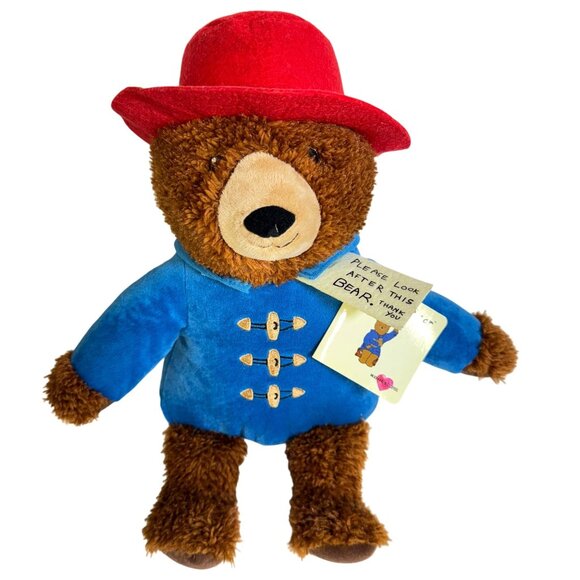 kohl's cares Other - Paddington Bear Plush Kohls Cares 12" Honey-Brown Blue Duffel Coat Red Hat